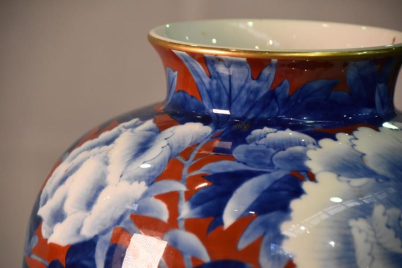 Stunning Japanese Fukugawa Vase - Image 9