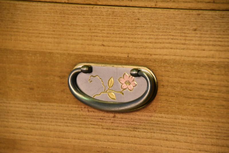 Japanese Vintage 2 Section Kimono Chest made of all  thick Kiri (Paulownia) - Image 15