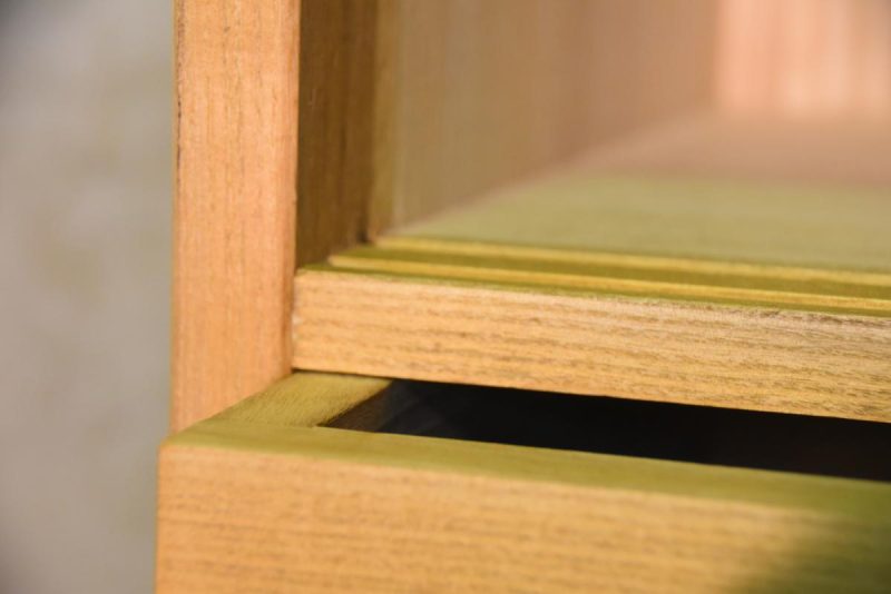 Japanese Vintage 2 Section Kimono Chest made of all  thick Kiri (Paulownia) - Image 3