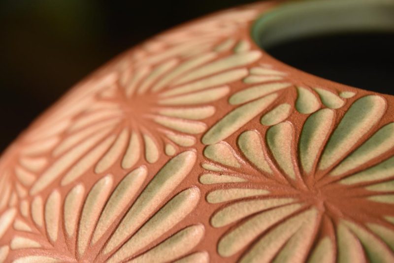 Japanese Pottery Ikebana Flower Vase - Image 7