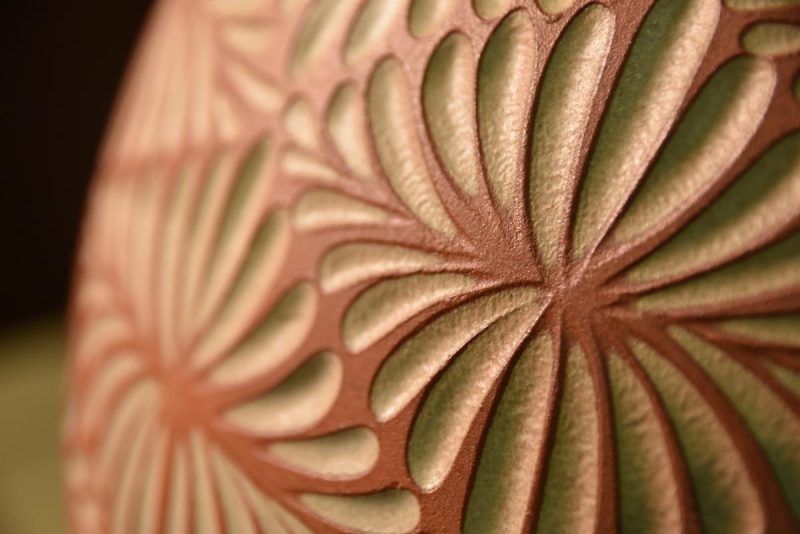 Japanese Pottery Ikebana Flower Vase - Image 6