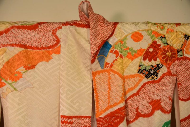 Japanese Shibori Vintage Furisode (Coming of Age Kimono) - Image 3