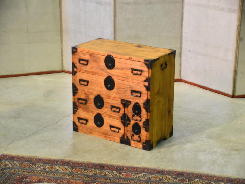 Small Antique Japanese Accessories Chest
