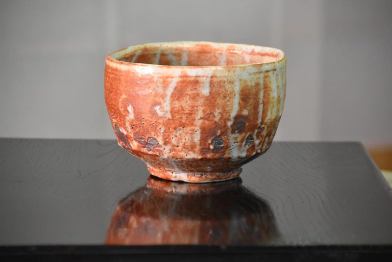 Shino Pottery Tea Bowl (Chawan)