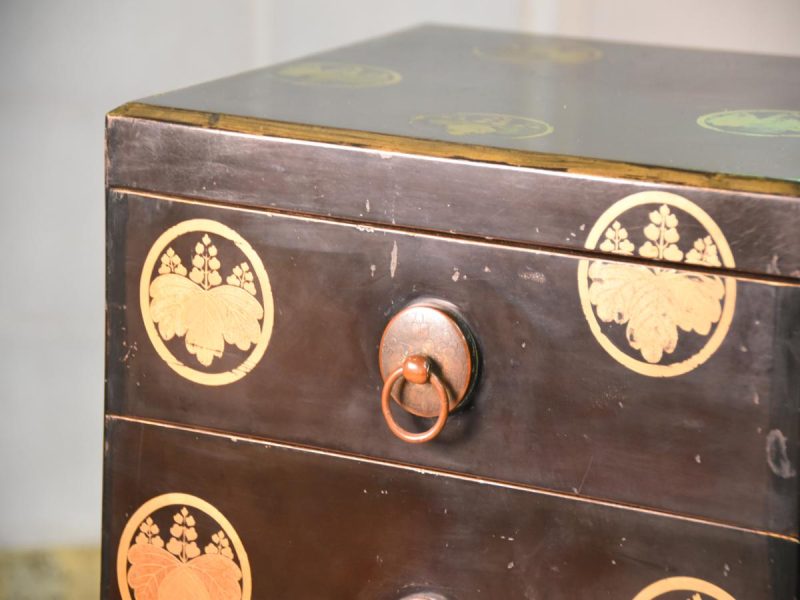 Japanese Lacquered Drawer Box - Image 13