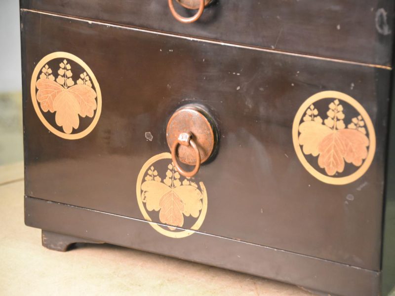 Japanese Lacquered Drawer Box - Image 12