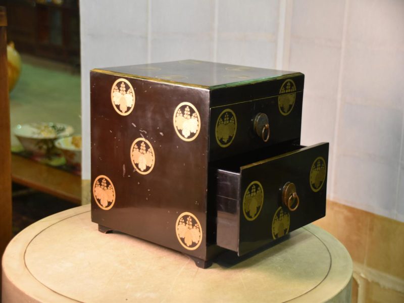 Japanese Lacquered Drawer Box - Image 6