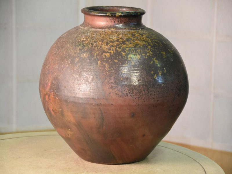 Japanese Bizen Pottery Wood Fired Vase