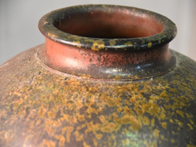 Japanese Bizen Pottery Wood Fired Vase - Image 9