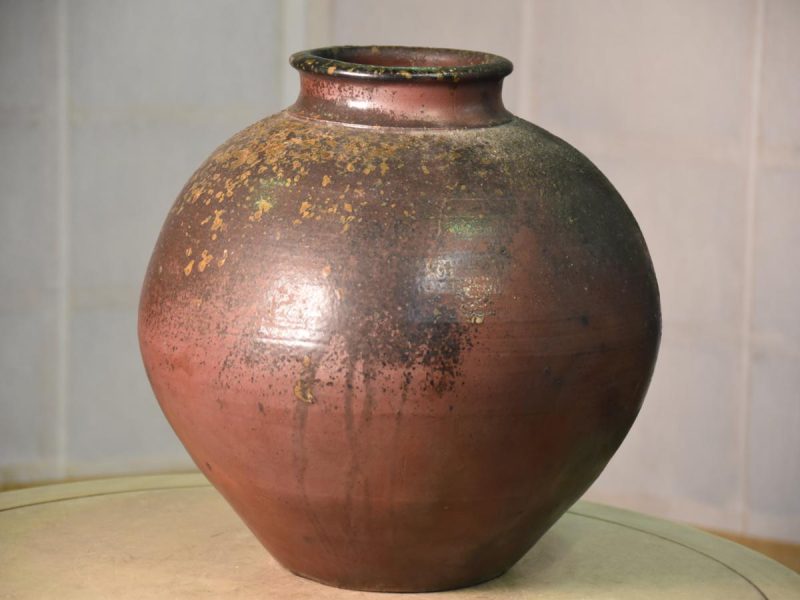 Japanese Bizen Pottery Wood Fired Vase - Image 8