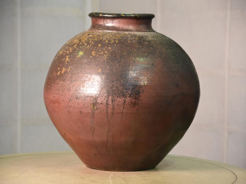 Japanese Bizen Pottery Wood Fired Vase - Image 7