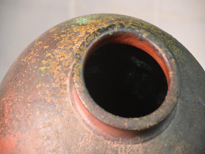 Japanese Bizen Pottery Wood Fired Vase - Image 5
