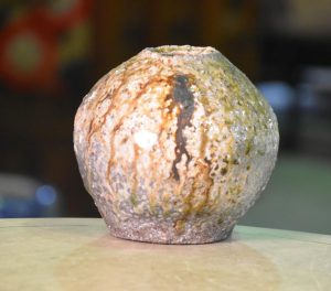 Wood Fired Pottery Vase
