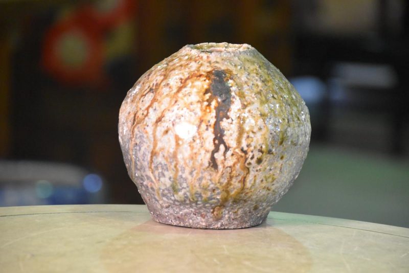 Wood Fired Pottery Vase