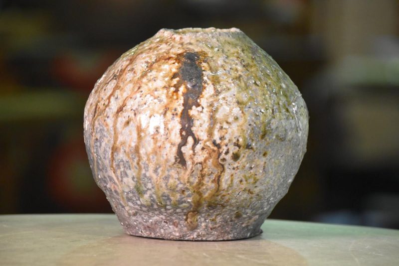 Wood Fired Pottery Vase - Image 5