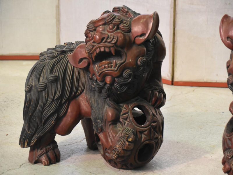 A Pair of Chinese Mid Century Wooden - Image 8