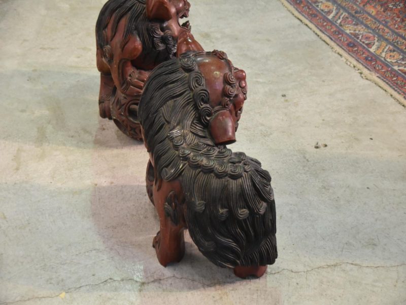 A Pair of Chinese Mid Century Wooden - Image 4