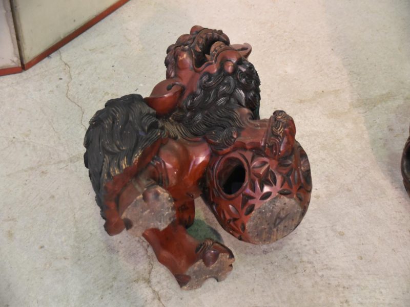 A Pair of Chinese Mid Century Wooden - Image 3