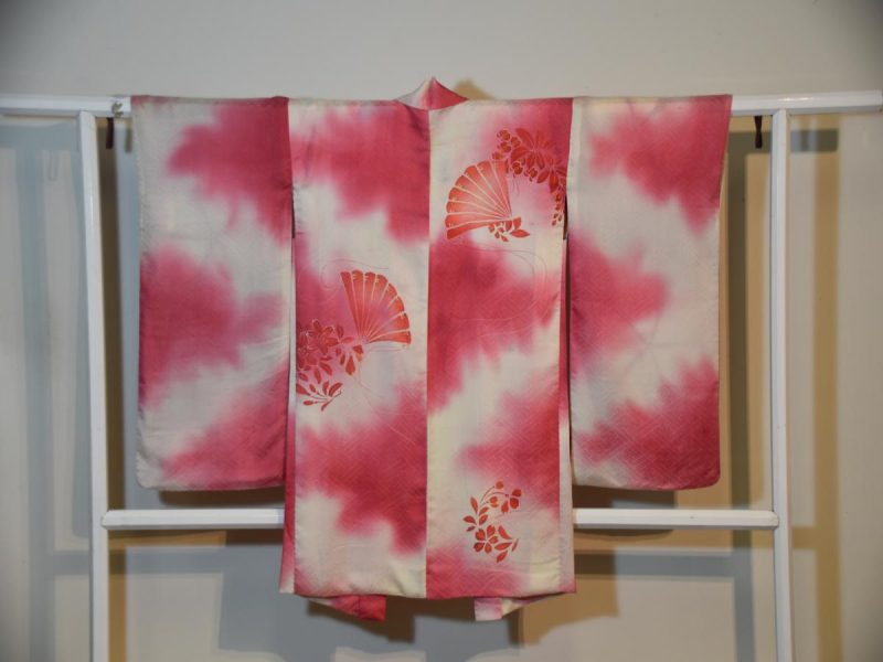 Pink with Fans Haori