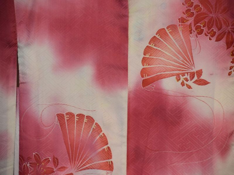 Pink with Fans Haori - Image 8