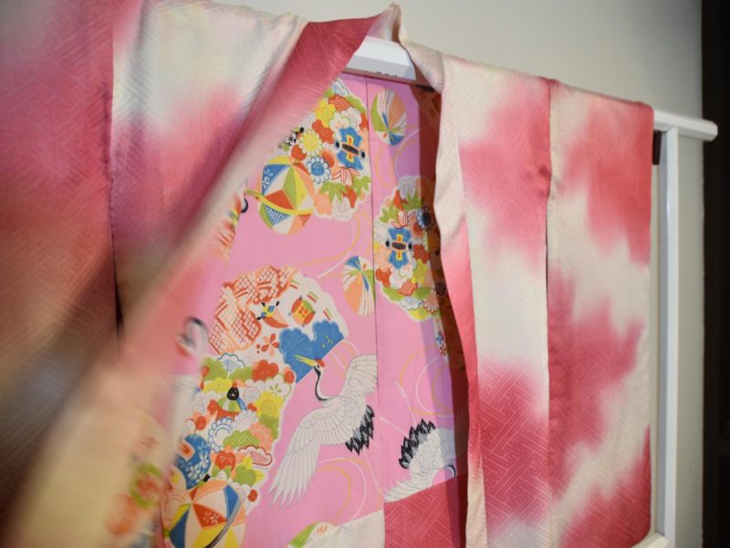 Pink with Fans Haori - Image 3