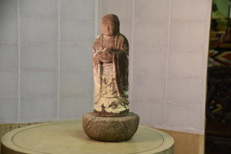 Japanese Antique Granite Jizo San....ON HOLD DG - Image 2