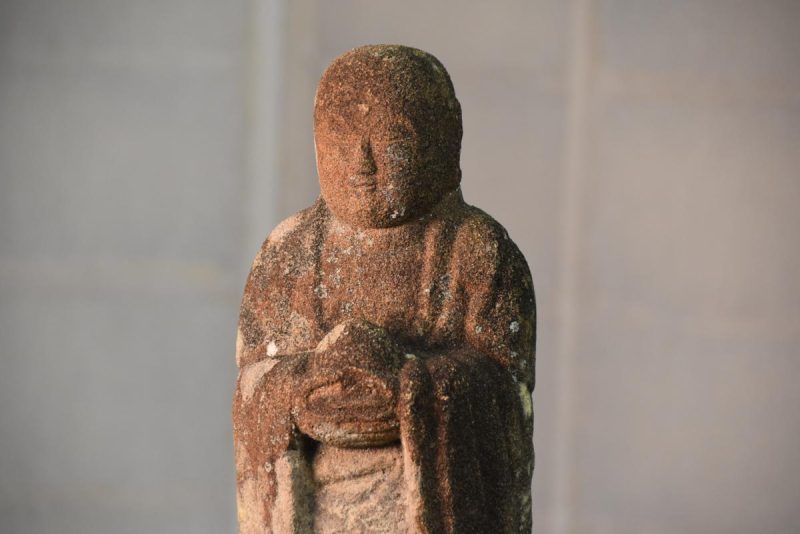 Japanese Antique Granite Jizo San....ON HOLD DG