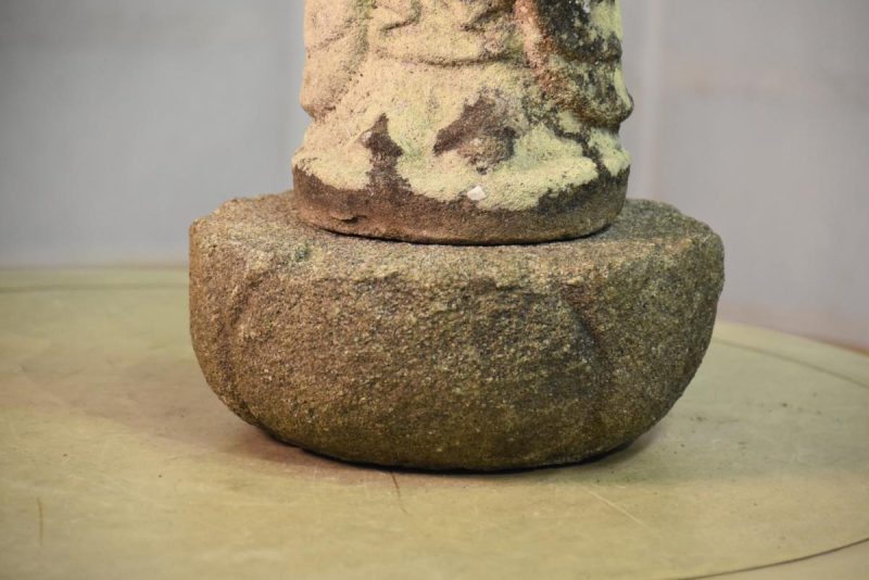Japanese Antique Granite Jizo San....ON HOLD DG - Image 9