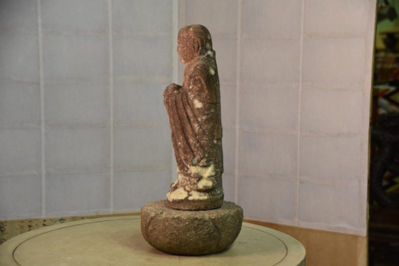 Japanese Antique Granite Jizo San....ON HOLD DG - Image 6