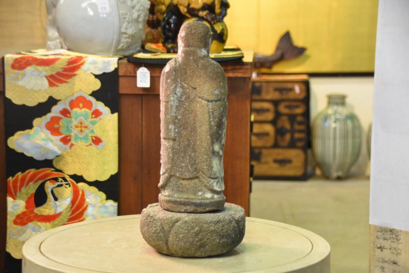 Japanese Antique Granite Jizo San....ON HOLD DG - Image 4