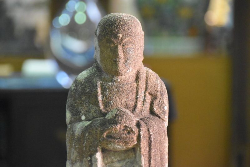Japanese Antique Granite Jizo San....ON HOLD DG - Image 3