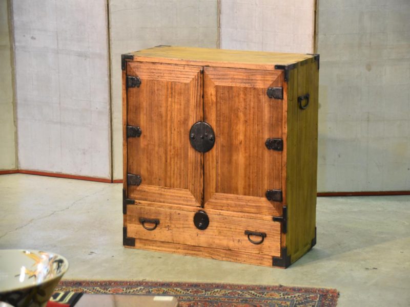 Antique Japanese Choba Dansu Merchant Chest