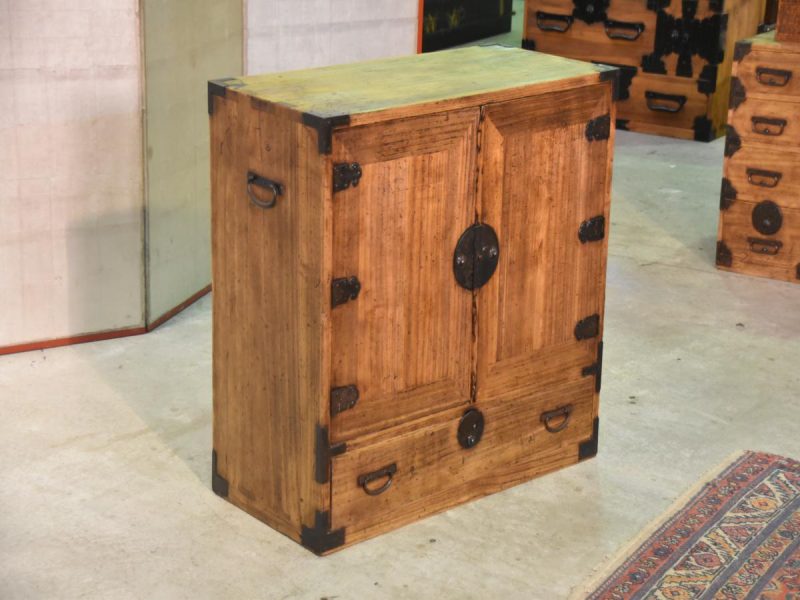 Antique Japanese Choba Dansu Merchant Chest - Image 4