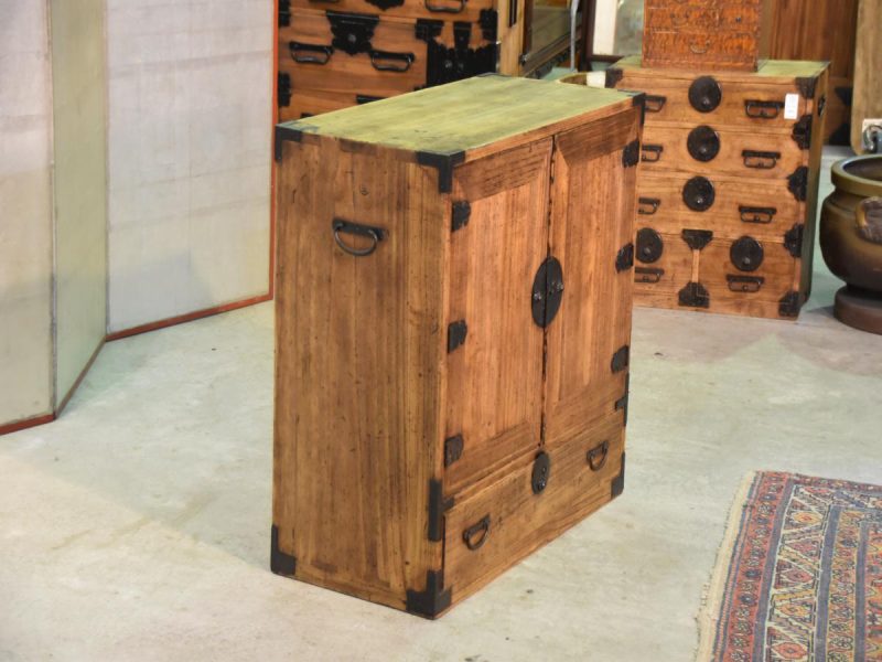 Antique Japanese Choba Dansu Merchant Chest - Image 3
