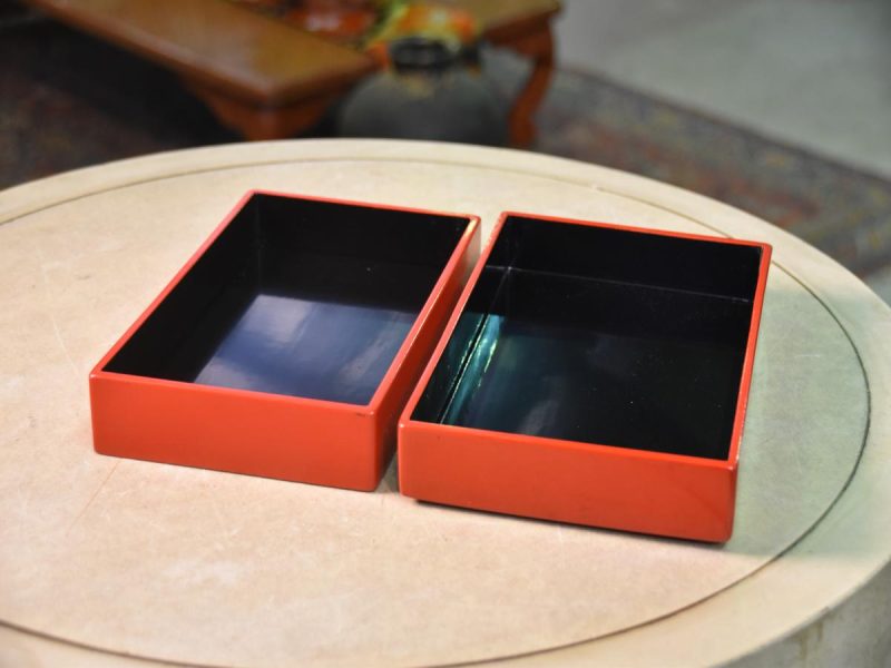 Kamakura Bori Lacquer Suzuri Bako (Ink Brush Writing Box) - Image 8