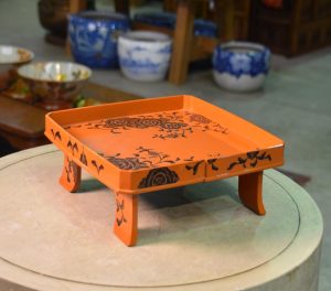 Japanese Lacquered Serving Tray