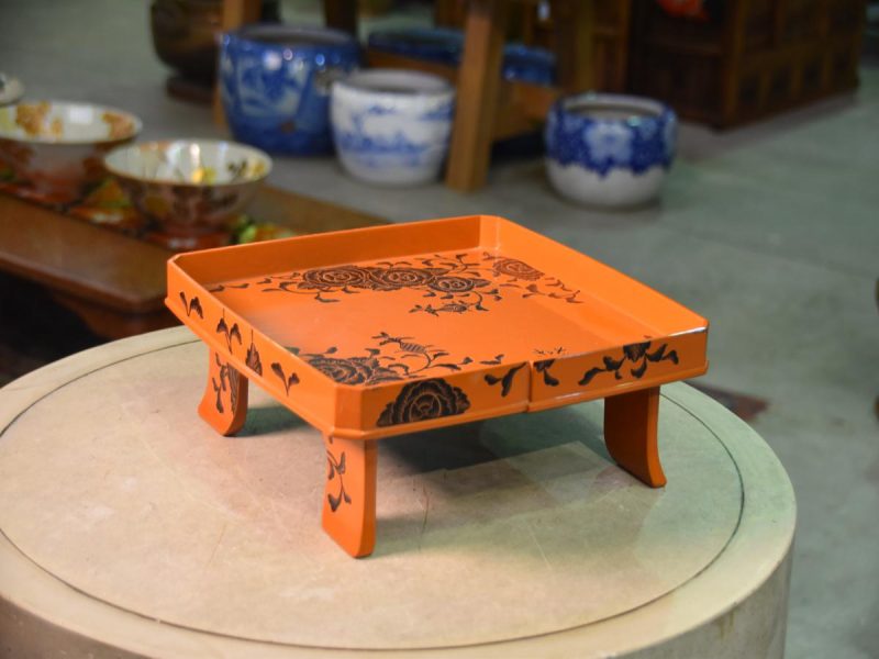 Japanese Lacquered Serving Tray