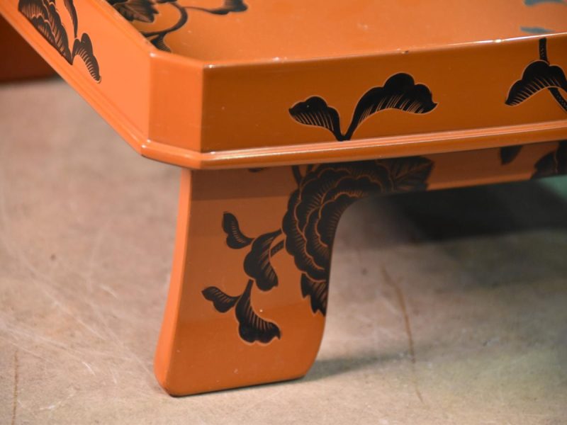Japanese Lacquered Serving Tray - Image 9