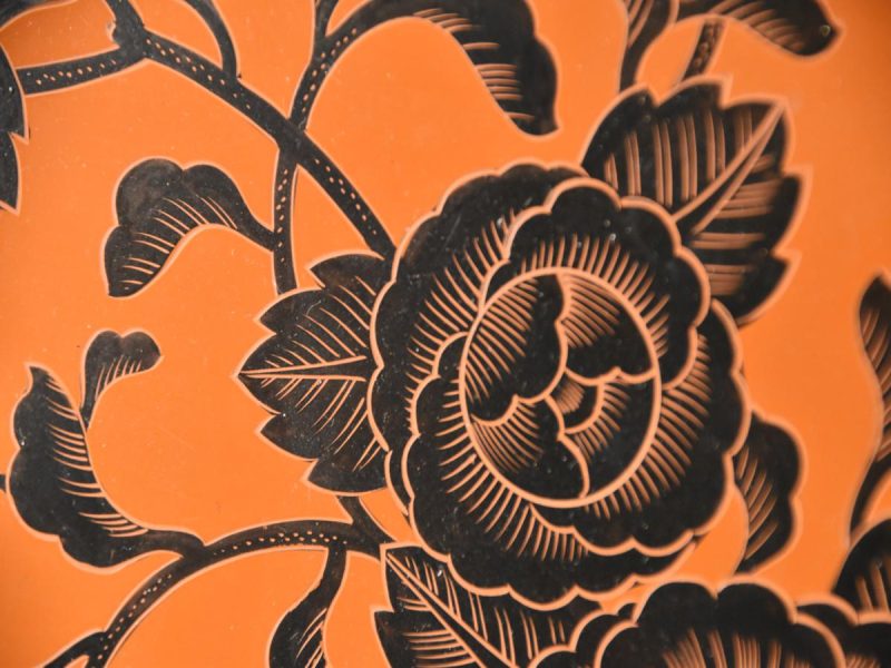 Japanese Lacquered Serving Tray - Image 5