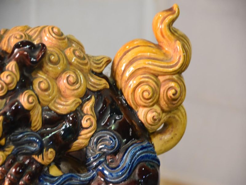 Japanese Buddhist Lion Dog Shi Shi from Kutani Yakimono - Image 8