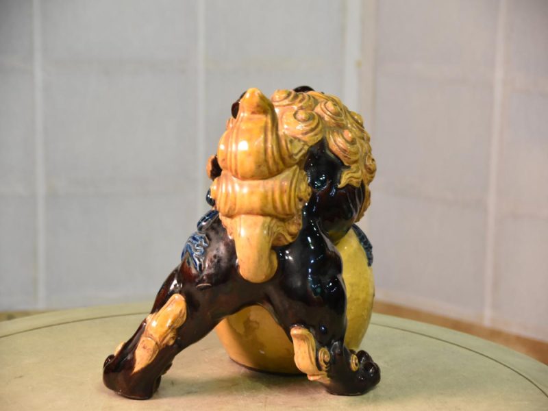 Japanese Buddhist Lion Dog Shi Shi from Kutani Yakimono - Image 6