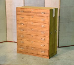 Super Quality Thick All Paulownia (Kiri) Japanese Vintage Clothing Chest