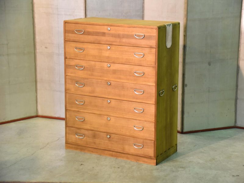 Super Quality Thick  All Paulownia (Kiri) Japanese Vintage Clothing Chest