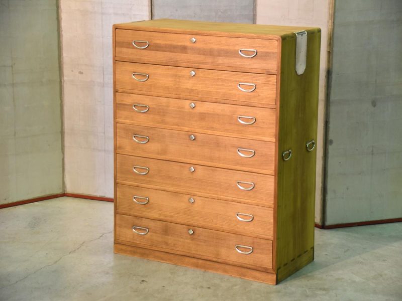 Super Quality Thick  All Paulownia (Kiri) Japanese Vintage Clothing Chest - Image 2