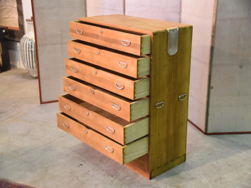 Super Quality Thick  All Paulownia (Kiri) Japanese Vintage Clothing Chest - Image 10