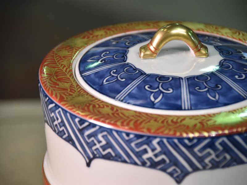 Kyoyaki Mizuzashi (Urn for water for the Tea Ceremony) - Image 13