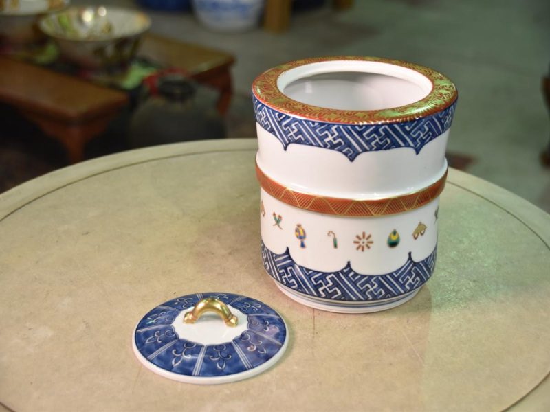 Kyoyaki Mizuzashi (Urn for water for the Tea Ceremony) - Image 11