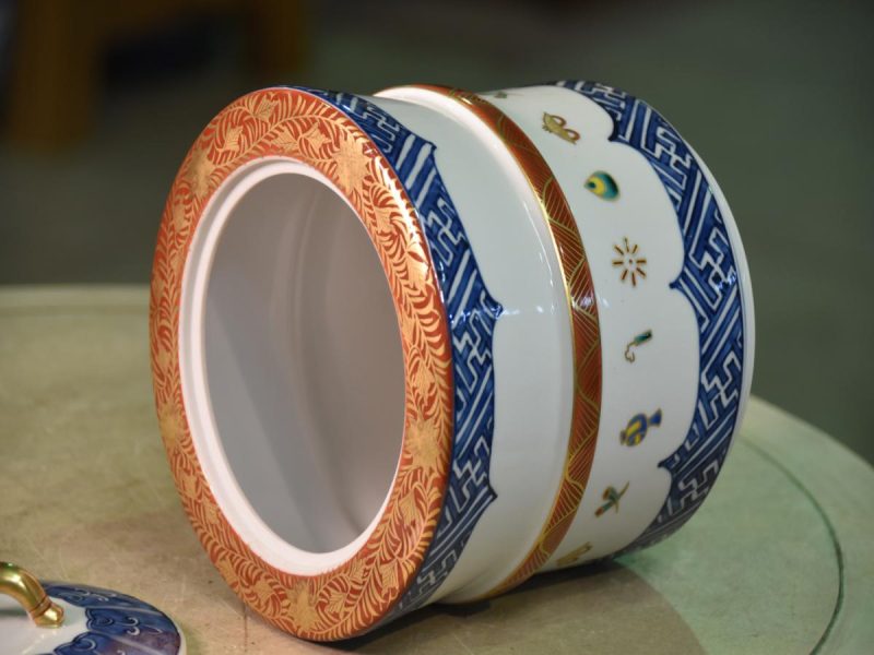 Kyoyaki Mizuzashi (Urn for water for the Tea Ceremony) - Image 10