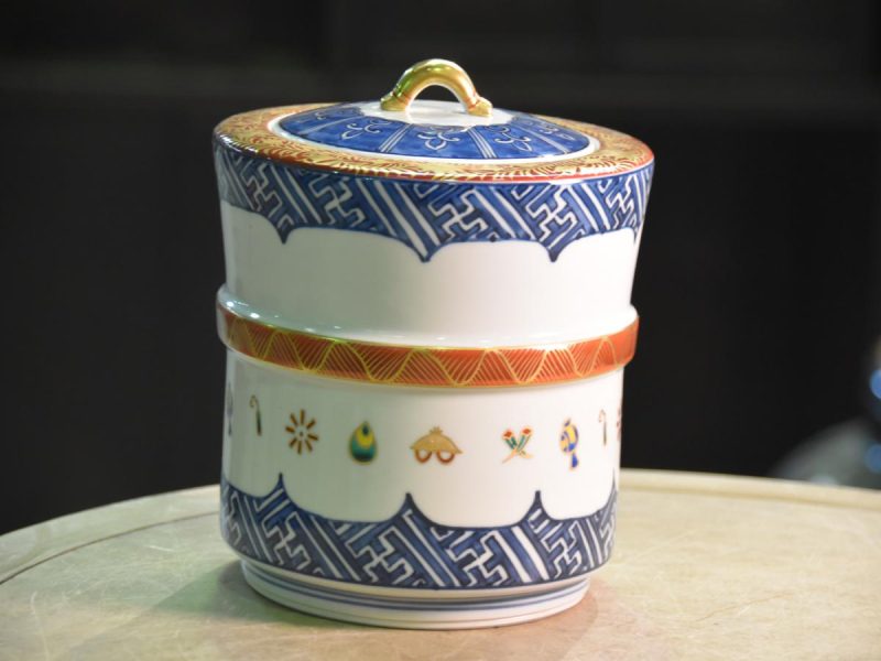 Kyoyaki Mizuzashi (Urn for water for the Tea Ceremony) - Image 3