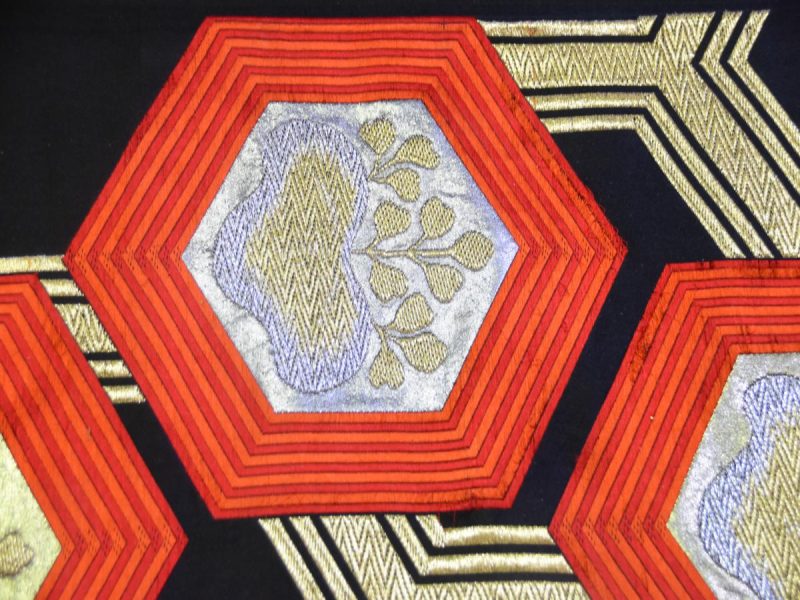 Japanese Table Runner AKA Vintage Obi Sash - Image 7